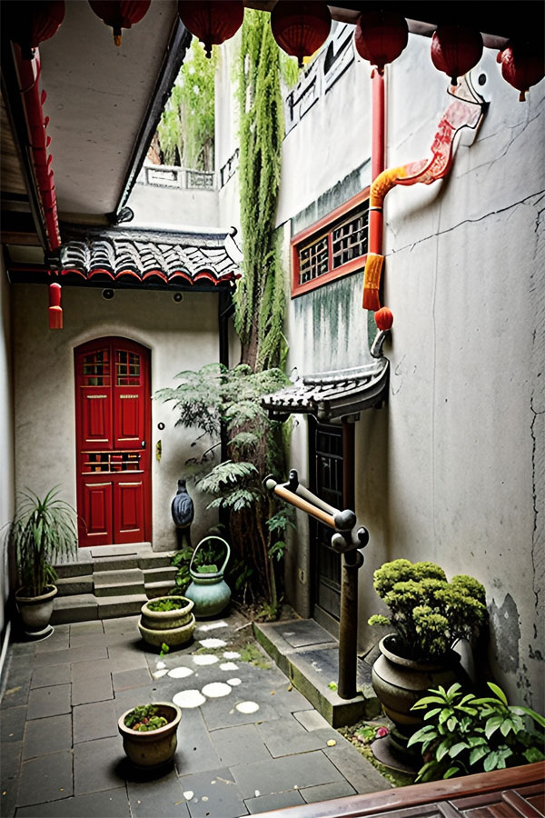 合肥中式小庭院景观